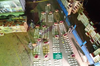 El camión con la droga fue interceptado en la ruta nacional 34 en Santiago del Estero