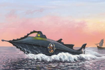 Según la novela, el "Nautilus" se sumerge y emerge llenando y vaciando tres tanques de lastre