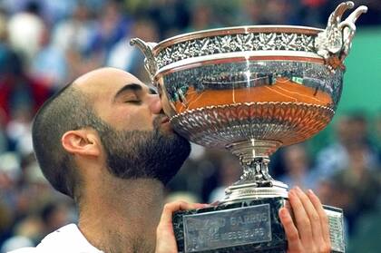 Andre Agassi, campeón de Roland Garros 1999