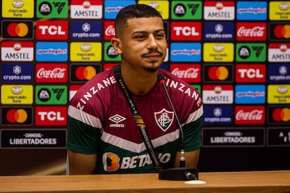 André, figura de Fluminense, en la conferencia de prensa previa a la final ante Boca