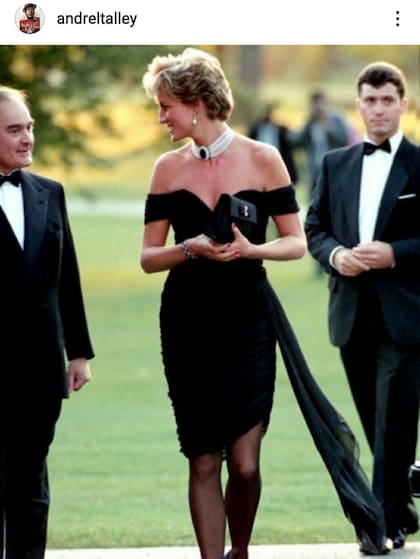 André Talley compartió la anécdota con la princesa Diana a través de su cuenta de Instagram