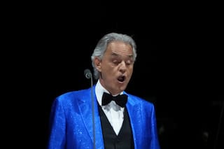 Andrea Bocelli recibe trato de superestrella en el Zócalo de México