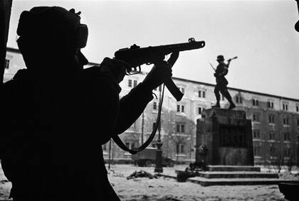 Febrero de 1945: el Ejército Rojo combate contra los alemanes por el control de Budapest