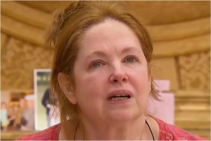 Andrea del Boca en la casa de Gran Hermano (Foto: Captura TV)