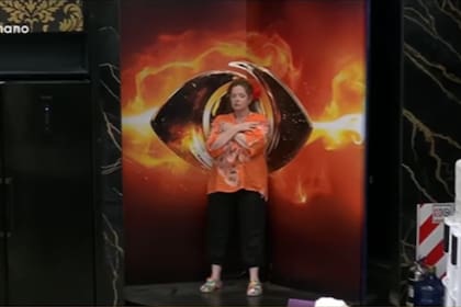 Andrea del Boca volvió a la casa de Gran Hermano tras su internación (Foto: Captura)