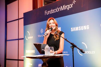 Andrea Frigerio, conductora del evento.