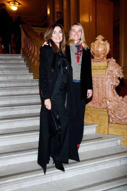 Andrea Frigerio estuvo acompañada por su hija, Fini Bocchino.