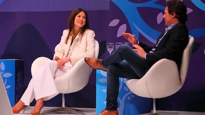 Andrea Frigerio y su marido, Lucas Bocchino
