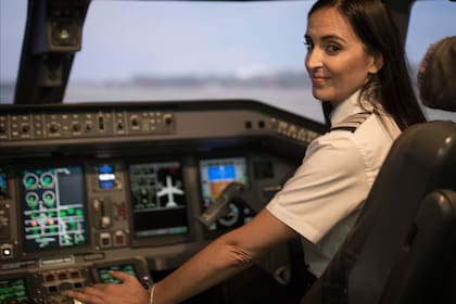Andrea Manso es copilota de Austral desde 2012.