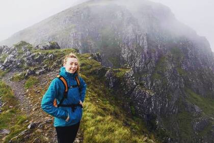 Andrea Marshall, instructora de esquí y escaladora