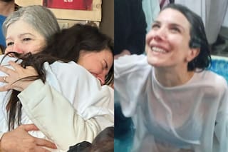 El conmovedor video del bautismo de Andrea Rincón y la pregunta con la que rompió en llanto