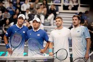 Andreozzi y Gómez se quedaron con el primer set en el tercer duelo de la serie de Copa Davis