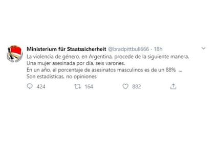 Andrés Calamaro escribió sobre victimas de femicidios en su cuenta de twitter (Captura de pantalla) 