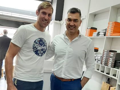 Andrés 'Chapu' Nocioni y Pablo Palacios.