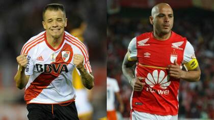 Andrés D''''Alessandro y Omar Pérez, dos de los referentes de River e Independiente Santa Fe