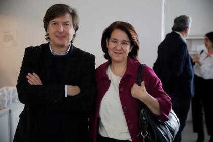 Andrés Duprat y Mariana Marchesi, del Museo Nacional de Bellas Artes