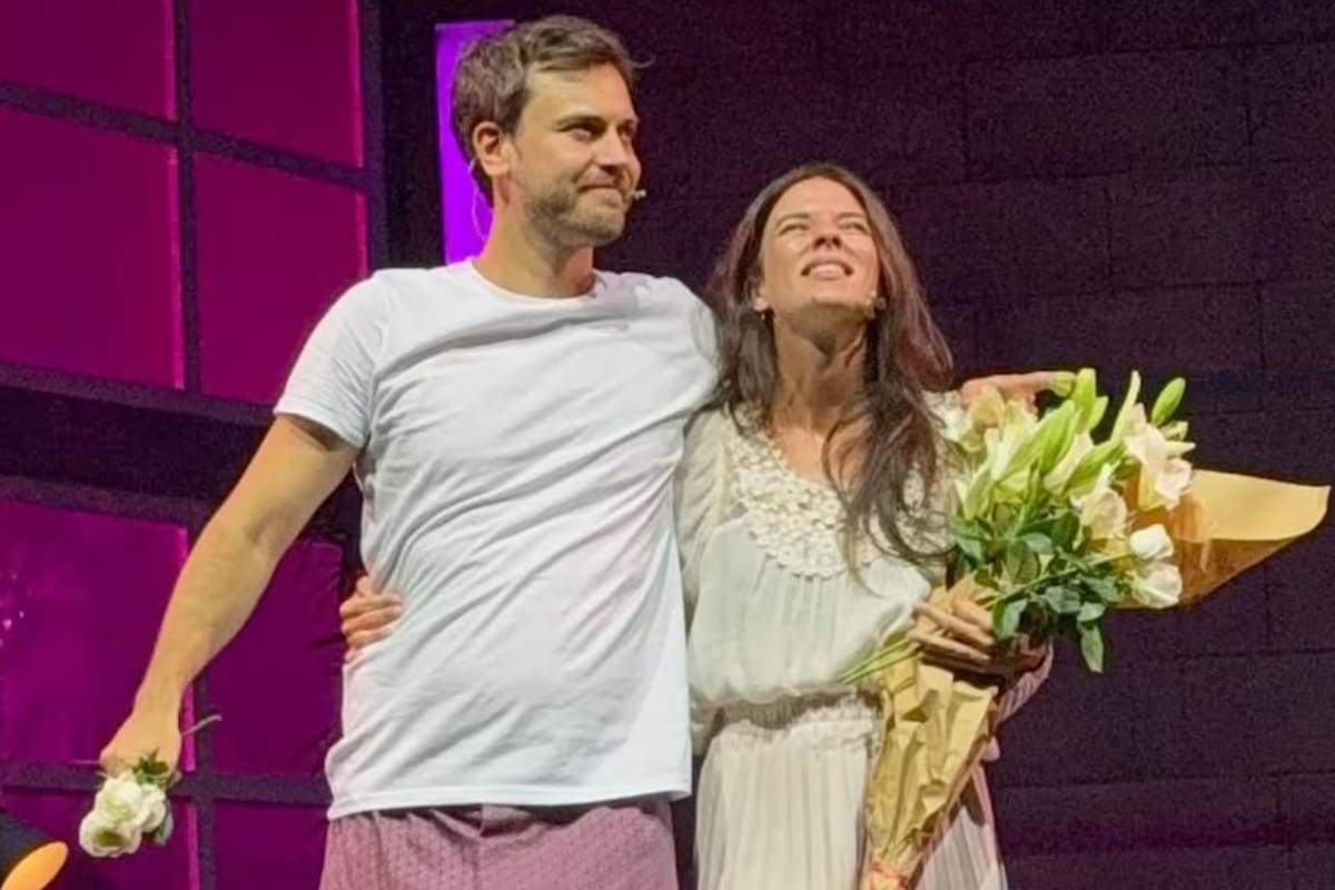 Gimena Accardi y Andrés Gil celebraron el final de su obra teatral y Nicolás Vázquez reaccionó: “Hermosa y única”