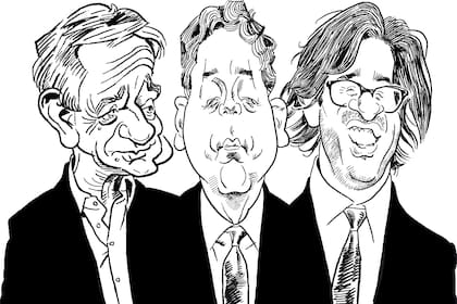 Andrés Ibarra, Nicolás Dujovne y Germán Garavano