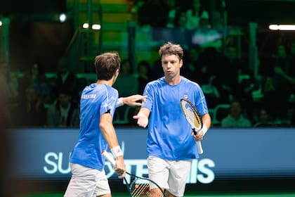Andrés Molteni y Horacio Zeballos, protagonistas del dobles argentino (prensa AAT)