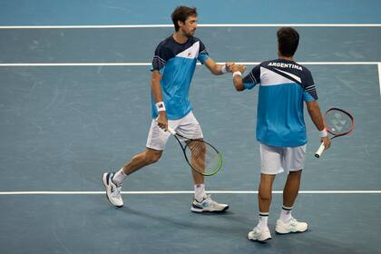 Andrés Molteni y Máximo González buscan poner en ventaja a la Argentina este domingo