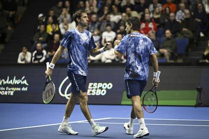 Andrés Molteni y Máximo González son los especialistas de dobles del equipo argentino de Copa Davis