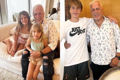 Andrés Nara se reencontró con sus nietos y Wanda Nara lo compartió en las redes
