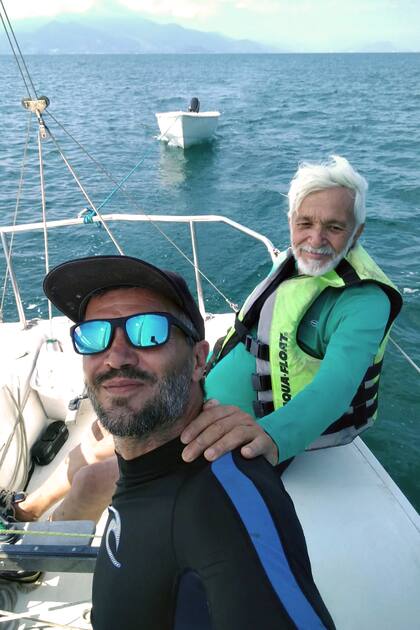 Andrés y su padre de aventura