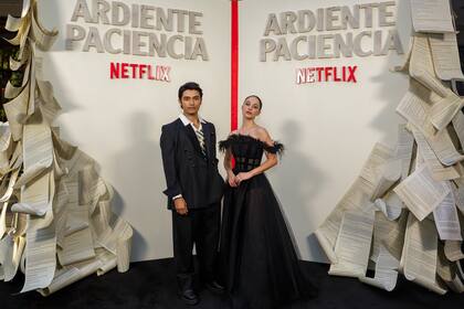 Andrew Bargsted y Vivianne Dietz, en la avant premier de la película