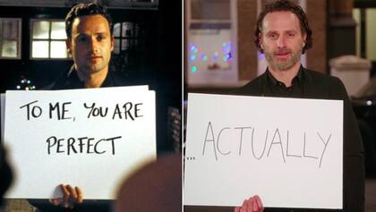 Andrew Lincoln, antes y ahora