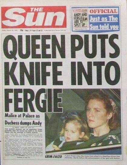 Andrews vivió junto a Sara Ferguson las épocas de su separación del príncipe Andrés