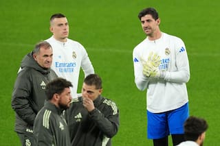 Real Madrid descansa en las manos de Courtois y de Lunin para despejar el camino en la Champions League