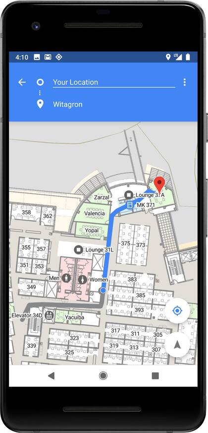 Android P usará las antenas Wi-Fi para mejorar la precisión de su posicionamiento en lugares públicos