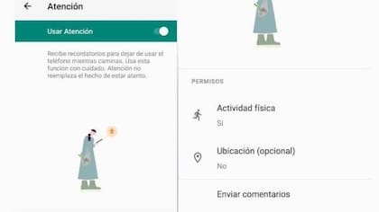 Android tiene la opción Mira al frente (Foto: Captura de pantalla)