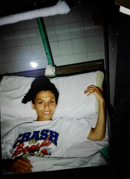 Andy Clar, internada, a los 23 años