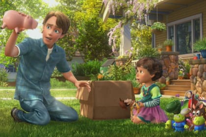 Andy y Bonnie en el final de Toy Story 3