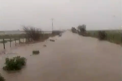 Anegamientos en La Pobladora, Córdoba