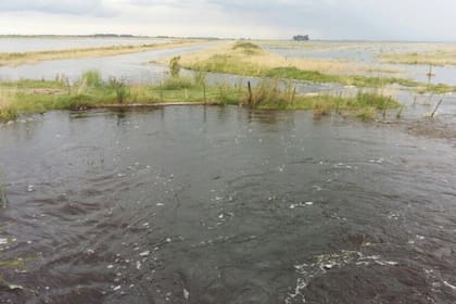 Anegamientos por desborde del canal