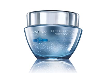 Anew Clinical Hydra, mascarilla en gel, contiene microesferas que se absorben mientras dormís. Restaura la barrera protectora de la piel. $540, Avon