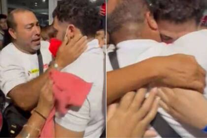 Ángel Blanco, un migrante venezolano expulsado de EE.UU. y enviado a El Salvador, se reencontró con su padre en Venezuela