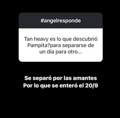 Ángel de Brito contó los supuestos motivos detrás de la separación de Pampita y Roberto García Moritán