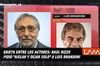 Brandoni sobre Rizzo y su pedido de dejarlo solo: "No les va a resultar fácil"