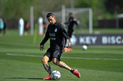 Ángel Di María, autor del gol en la final ante Brasil, será titular mañana
