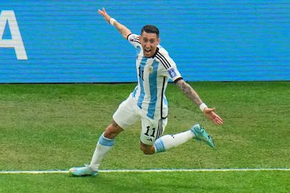 Ángel Di María celebra el segundo gol de Argentina: el socio infatigable, lleno de talento y valentía