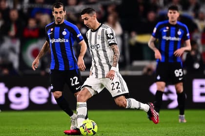 Ángel Di María será titular en Juventus en la visita a Inter por la Copa Italia