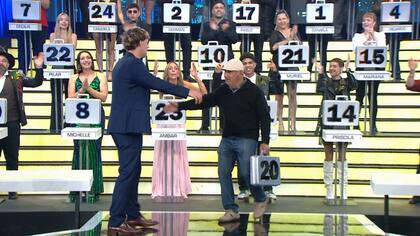 Ángel Medina, un jugador de tejo de 74 años que participó de Trato Hecho participó