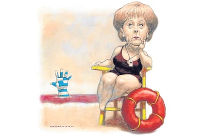 Angela Merkel, 2011. El autor fue reconocido con el premio SIP