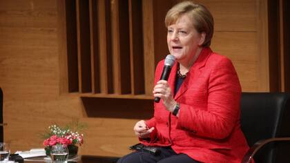 Angela Merkel en el Polo Científico Tecnológico de Buenos Aires