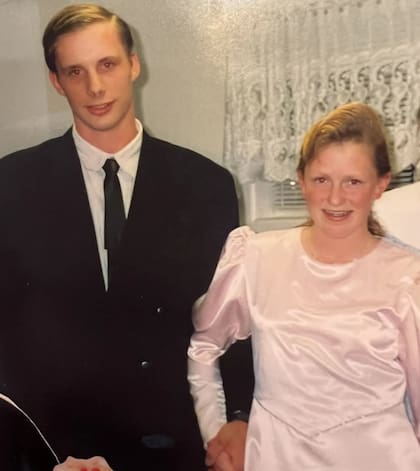 Ángela se casó a los 19 años (Foto: The Sun)