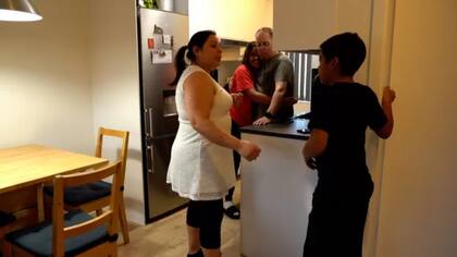 Angelei Quintero junto a su familia en Islandia