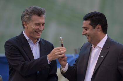 Mauricio Macri y Daniel Angelici